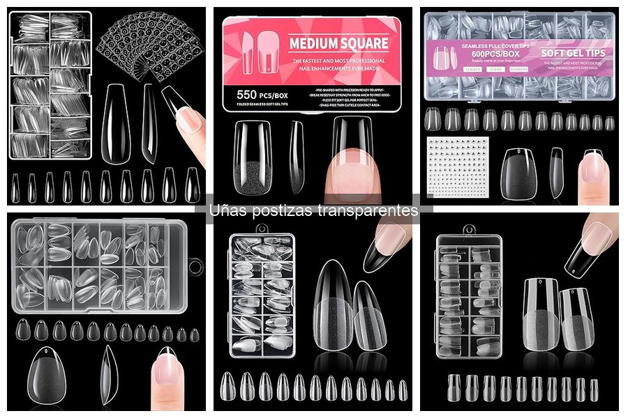 Comparativa de las Mejores Uñas Postizas Transparentes