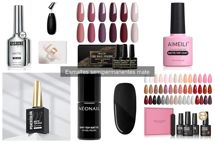 Comparativa de los mejores esmaltes semipermanentes mate