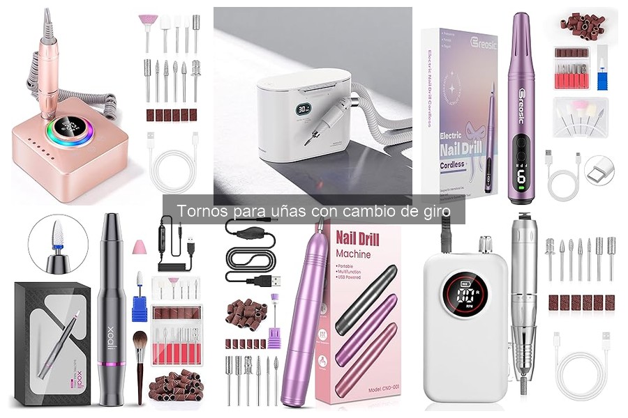 Comparativa de los mejores tornos para uñas con giro
