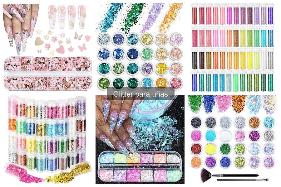Comparativa de marcas de glitter para uñas: calidad y precio
