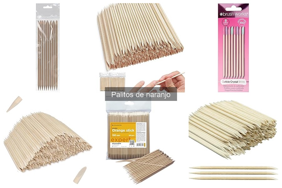 Comparativa de Palitos de Naranjo y Utensilios de Manicura