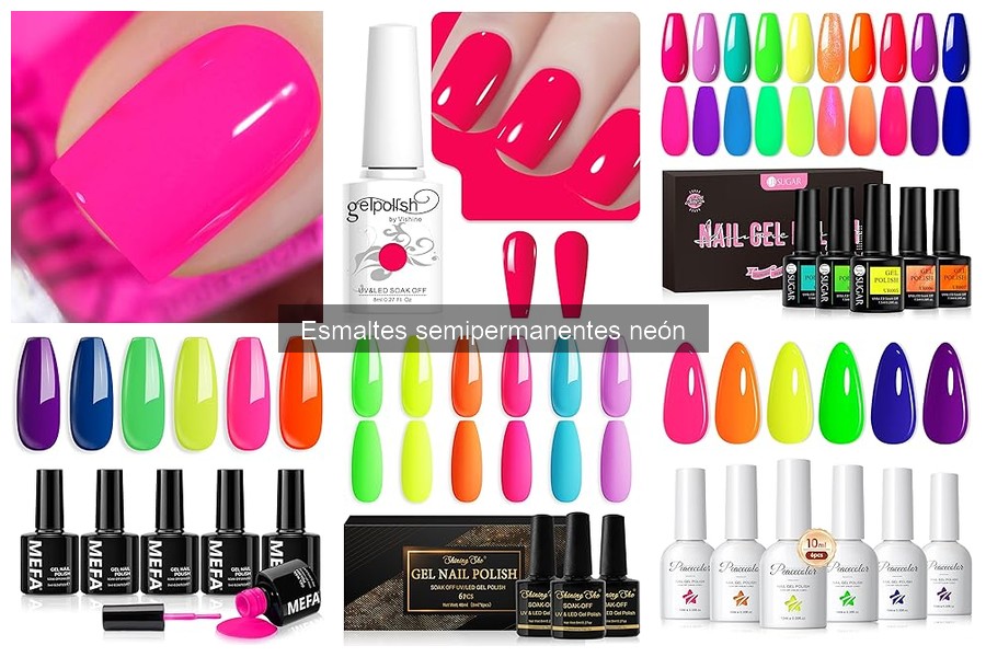 Comparativa de precios de esmaltes semipermanentes neón