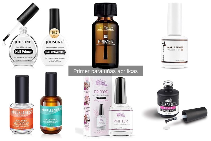 Comparativa de primers para uñas acrílicas: ácidos vs. no ácidos