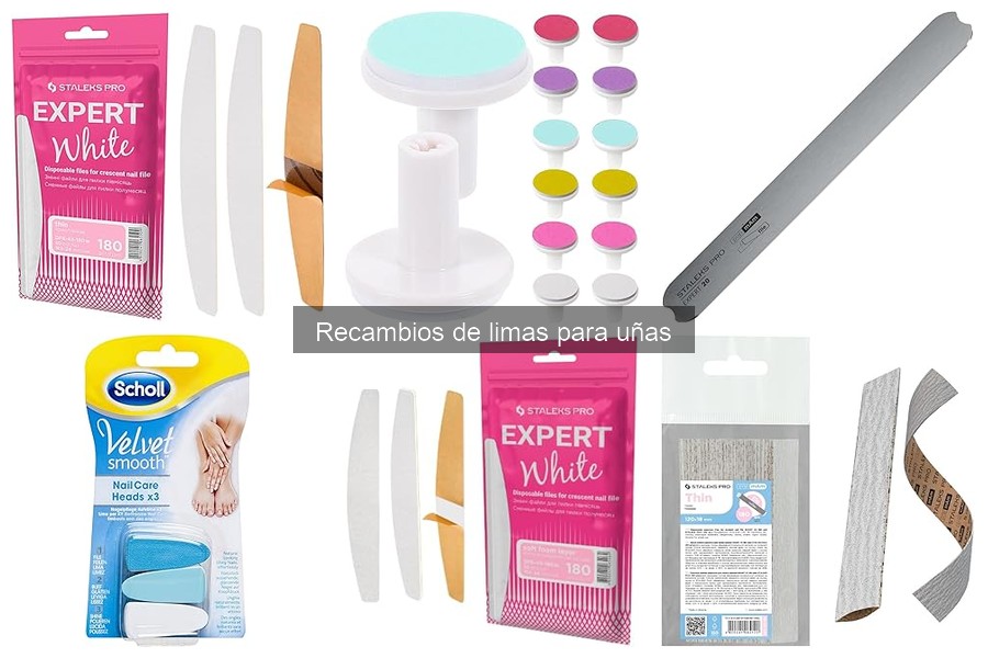 Comparativa de Recambios de Limas para Uñas de Diferentes Marcas