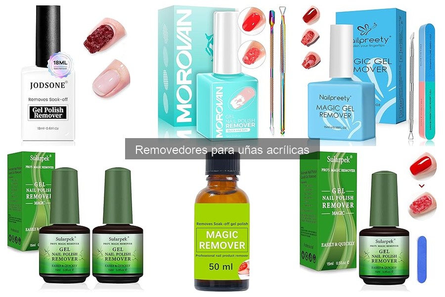 Comparativa de Removedores de Uñas Acrílicas: Mejores Marcas