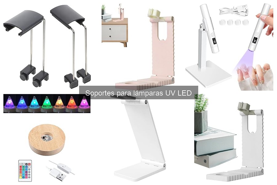 Comparativa de soportes para lámparas UV LED para manicura