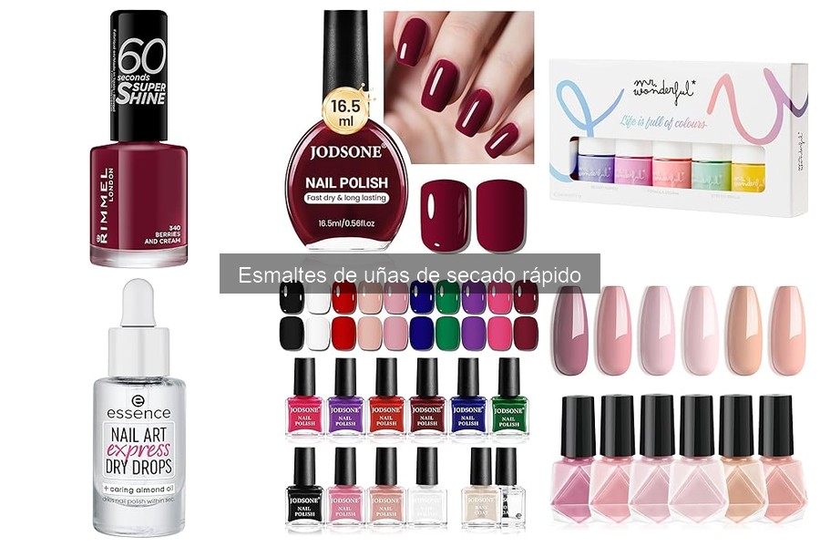 Comparativa: Esmaltes de Uñas de Secado Rápido vs. Gel