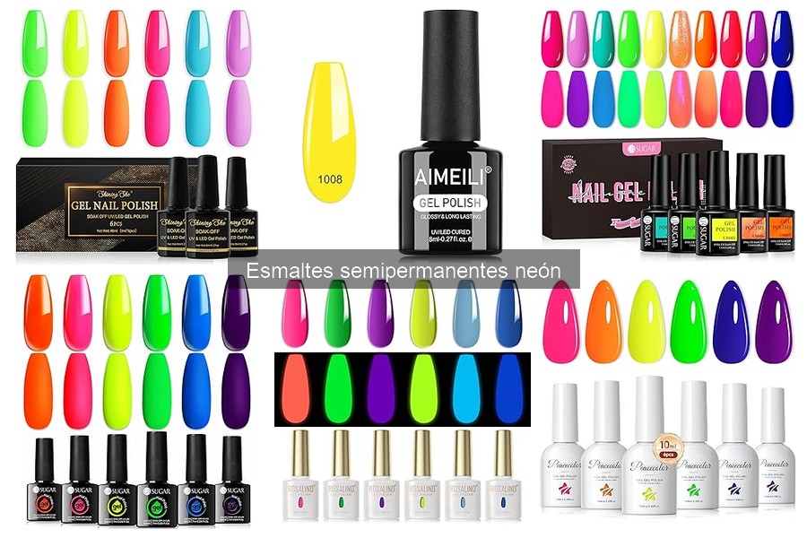 Comparativa: Esmaltes Semipermanentes Neón vs Tradicionales
