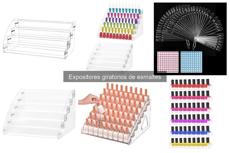 Comparativa: Expositores Giratorios vs. Organizadores de Esmaltes