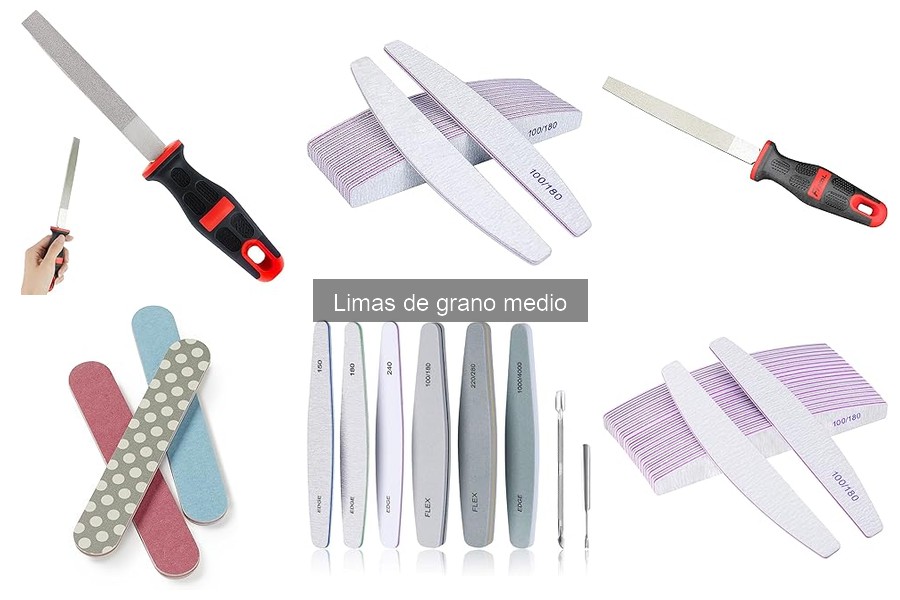 Comparativa: Limas de vidrio vs. limas de grano medio