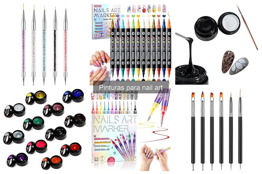 Comparativa: Pinturas en Gel vs. Acrílicas para Nail Art