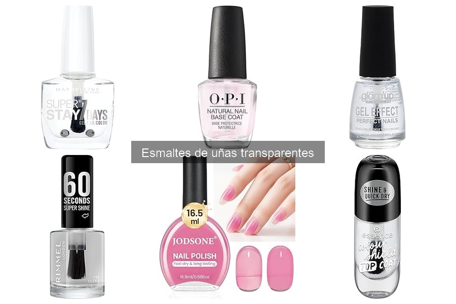 Compra esmalte de uñas transparente online: mejores opciones