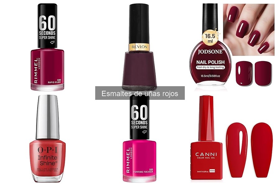 Compras inteligentes: dónde encontrar esmaltes de uñas rojos baratos