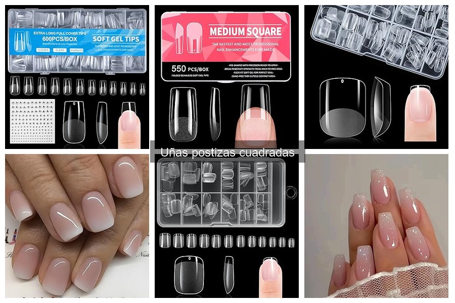 Consejos para el Mantenimiento de Uñas Postizas Cuadradas
