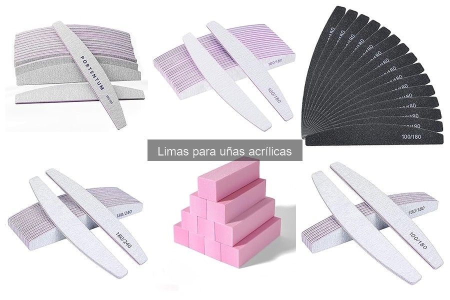Consejos para elegir limas para uñas acrílicas según esmalte