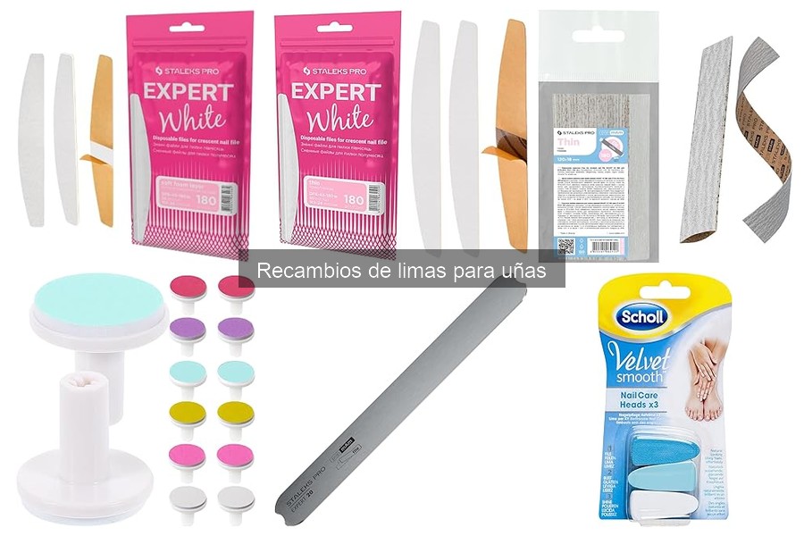 Consejos para prolongar la vida de recambios de limas para uñas