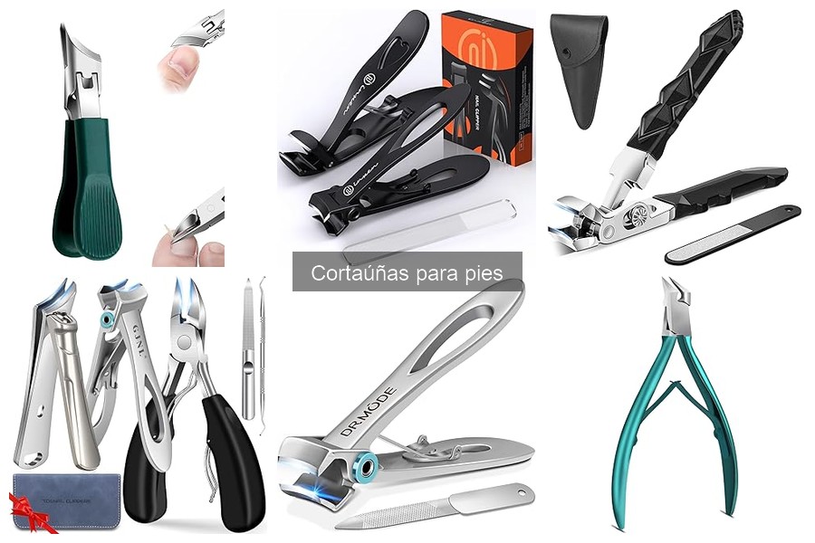 Cortaúñas para pies: características ideales para mayores