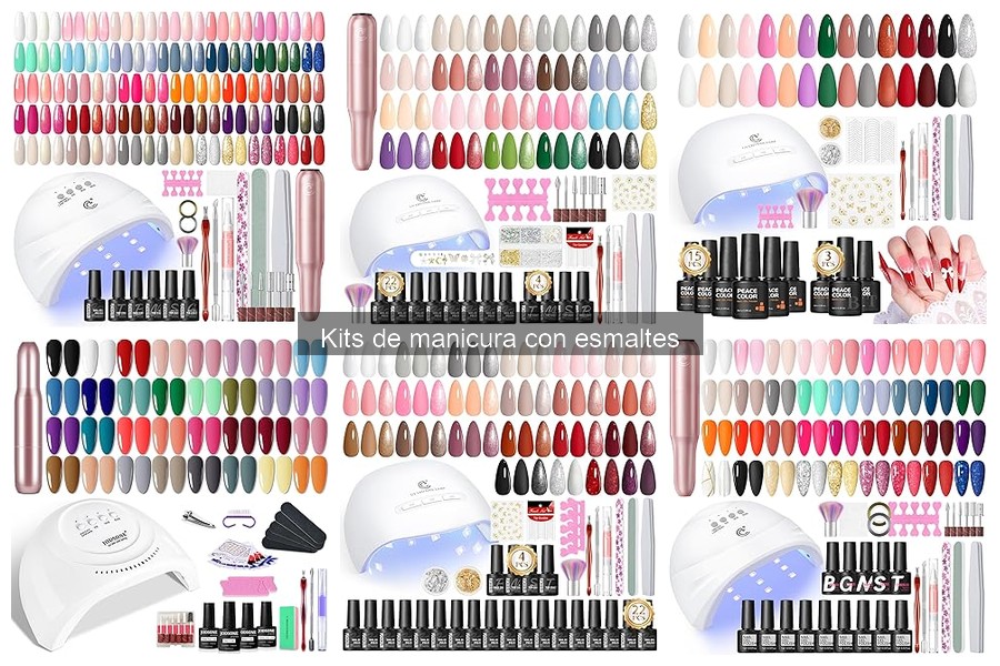 ¿Cuánto cuesta un kit de manicura con esmaltes?