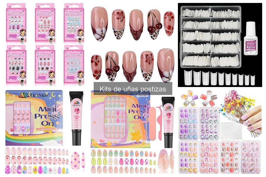 ¿Cuánto cuesta un kit de uñas postizas y dónde comprarlos?