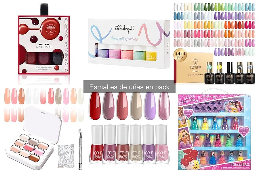 Cuidado y Mantenimiento de Esmaltes de Uñas en Pack