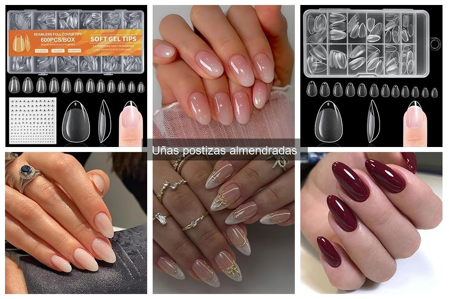 Cuidado y Mantenimiento de Uñas Postizas Almendradas