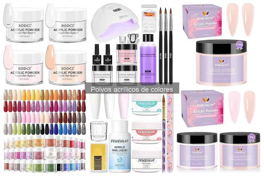 Cuidados Esenciales para Uñas con Polvos Acrílicos de Colores