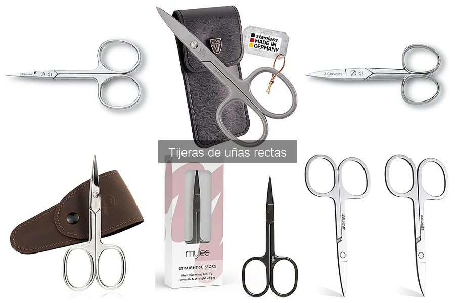 Diferencias entre tijeras de uñas rectas y curvas