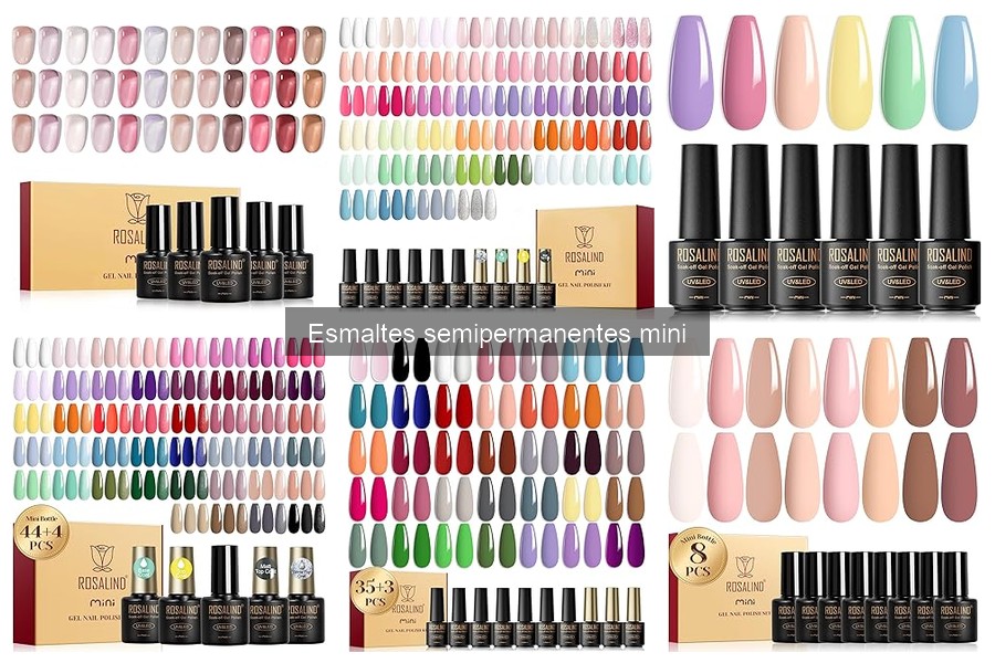 Diseña Uñas Perfectas con Esmaltes Semipermanentes Mini