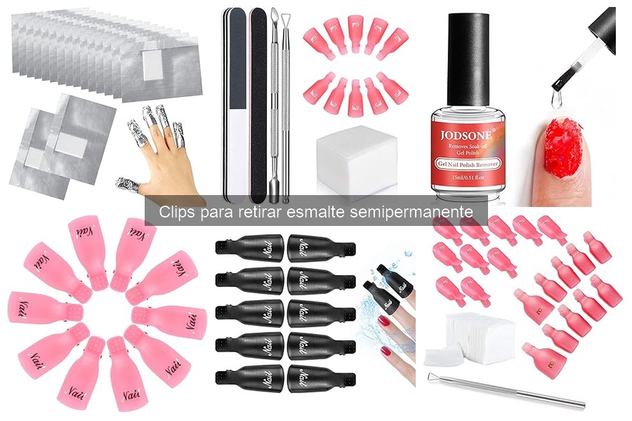 Dónde comprar clips para retirar esmalte semipermanente