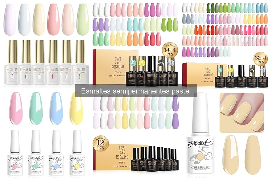 Dónde comprar esmaltes semipermanentes pastel a buen precio