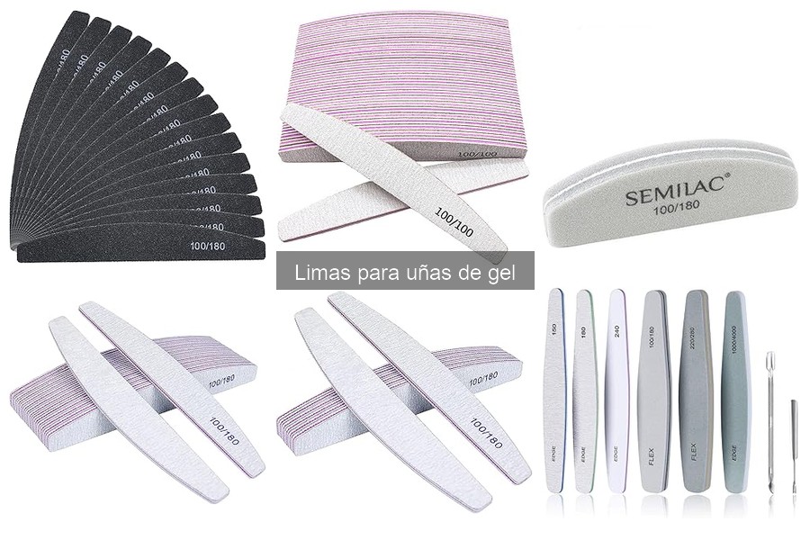 Dónde comprar limas para uñas de gel: mejores opciones online y físicas