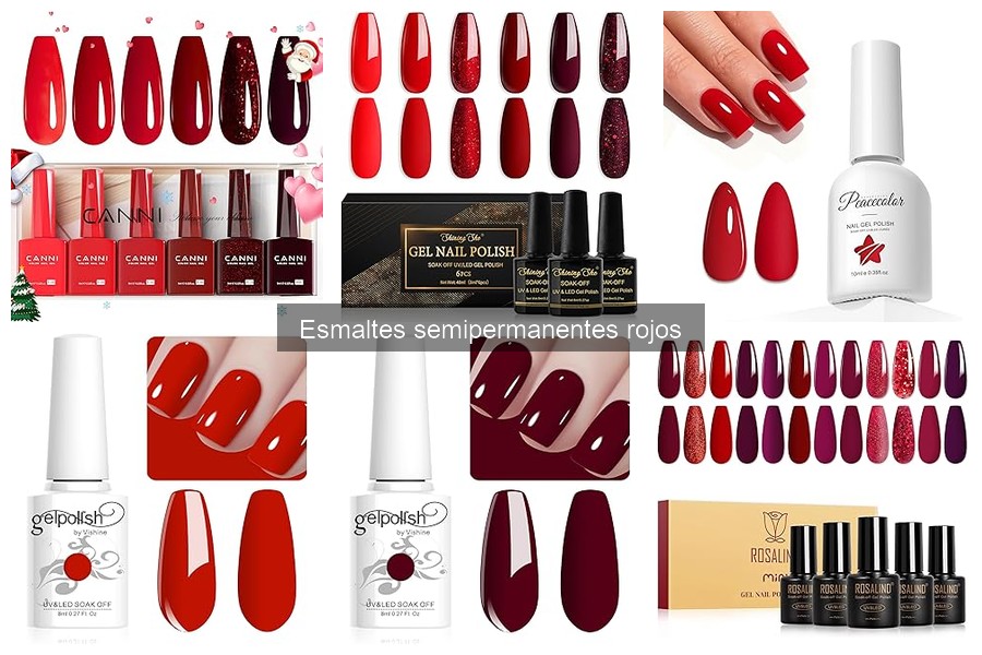 Duración del esmalte semipermanente rojo: todo lo que debes saber