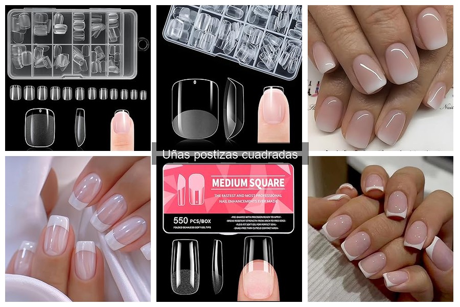 Errores comunes al aplicar uñas postizas cuadradas