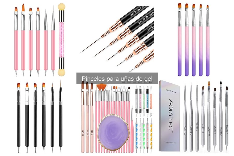 Errores comunes al usar pinceles para uñas de gel