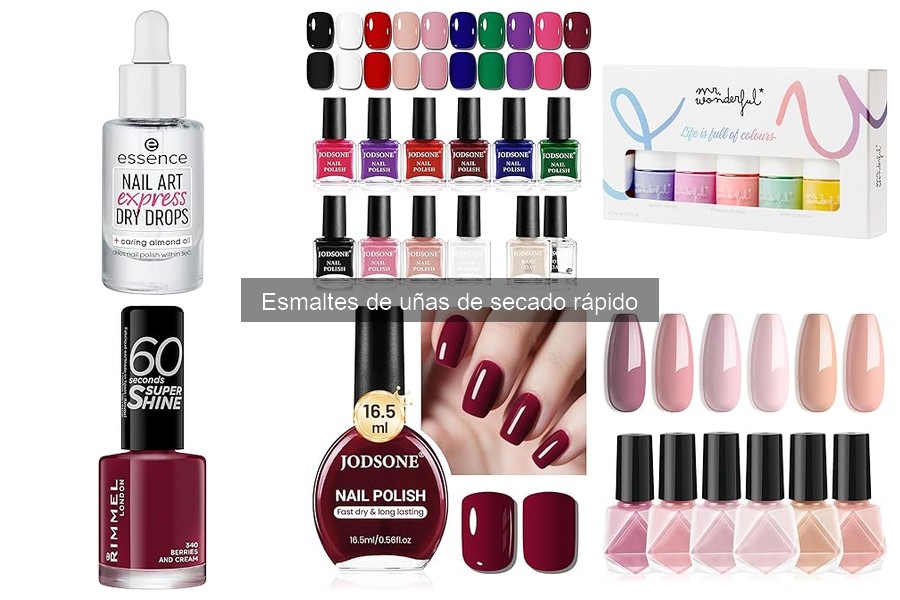 Esmaltes de Uñas de Secado Rápido Sin Tóxicos: Mejor Opción