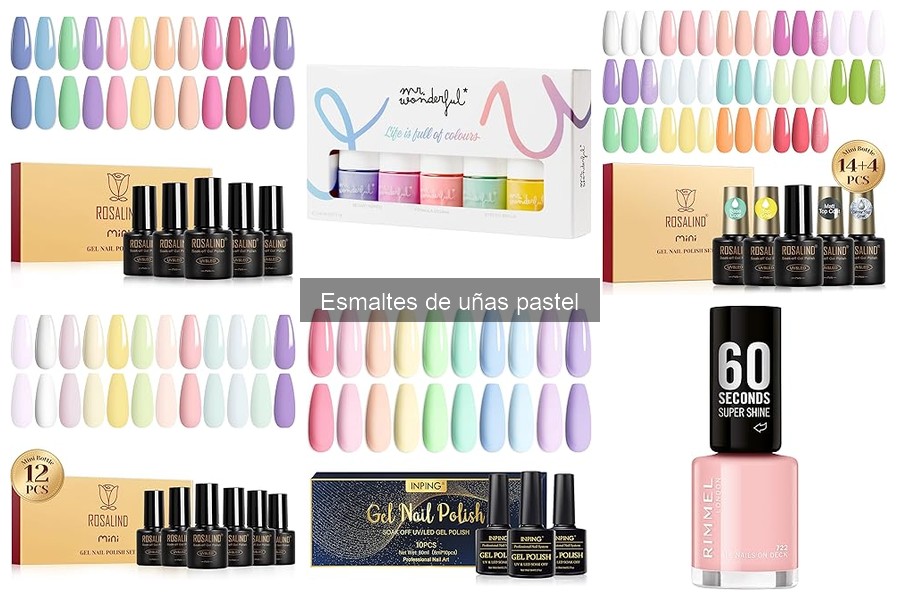 Esmaltes de Uñas Pastel Más Duraderos: Comparativa 2023