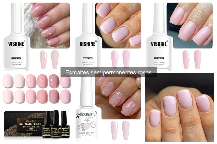 Esmaltes semipermanentes rosas más duraderos: comparativa 2023