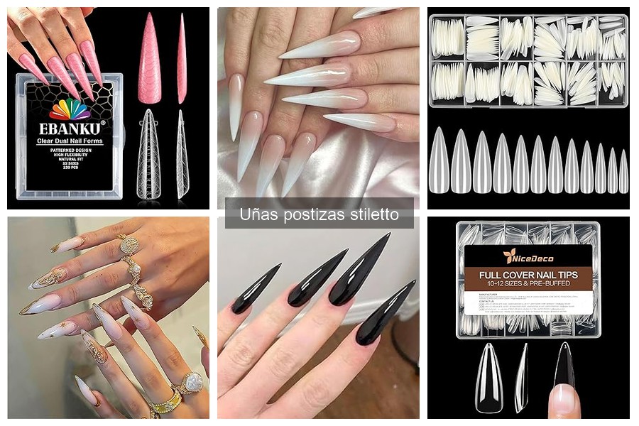 Experiencias de Usuarios con Uñas Postizas Stiletto