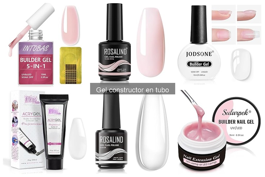 Gel Constructor en Tubo sobre Uñas Acrílicas: ¿Es Compatible?