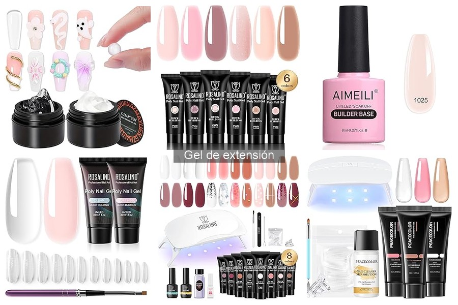 Guía de compra de gel de extensión para uñas en casa