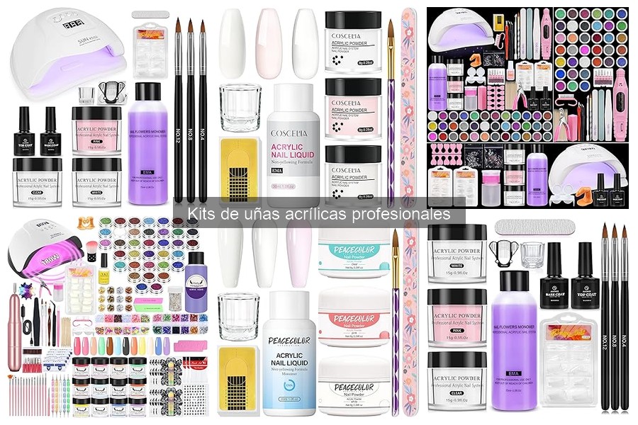 Guía de Compra de Kits de Uñas Acrílicas Profesionales