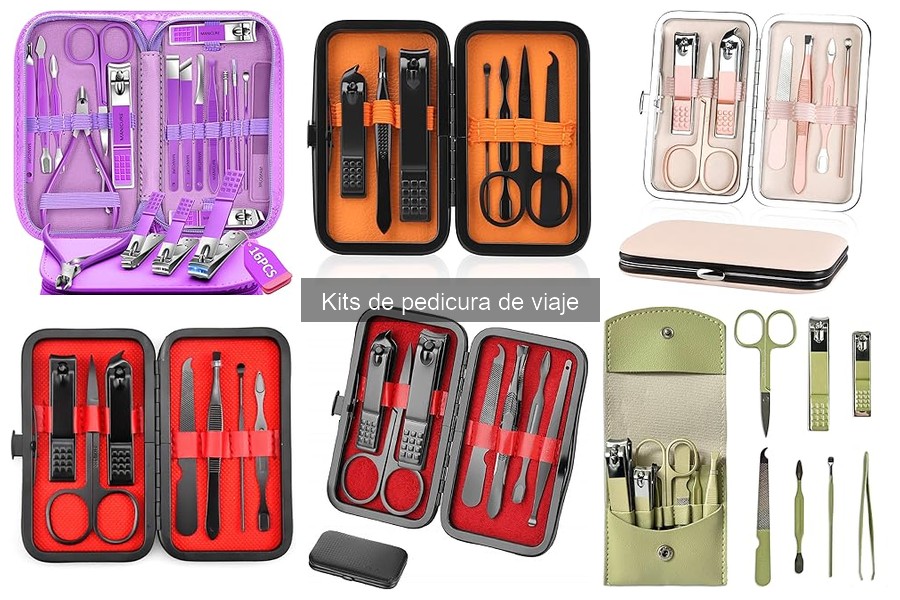 Guía de uso y mantenimiento de kits de pedicura de viaje