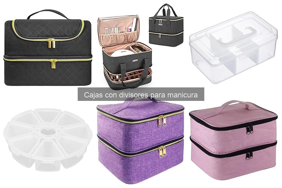 Guía para Elegir la Mejor Caja con Divisores para Manicura