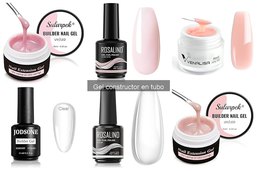 Herramientas necesarias para usar gel constructor en tubo