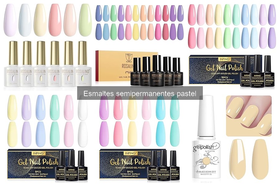Impacto de los esmaltes semipermanentes pastel en la salud de tus uñas