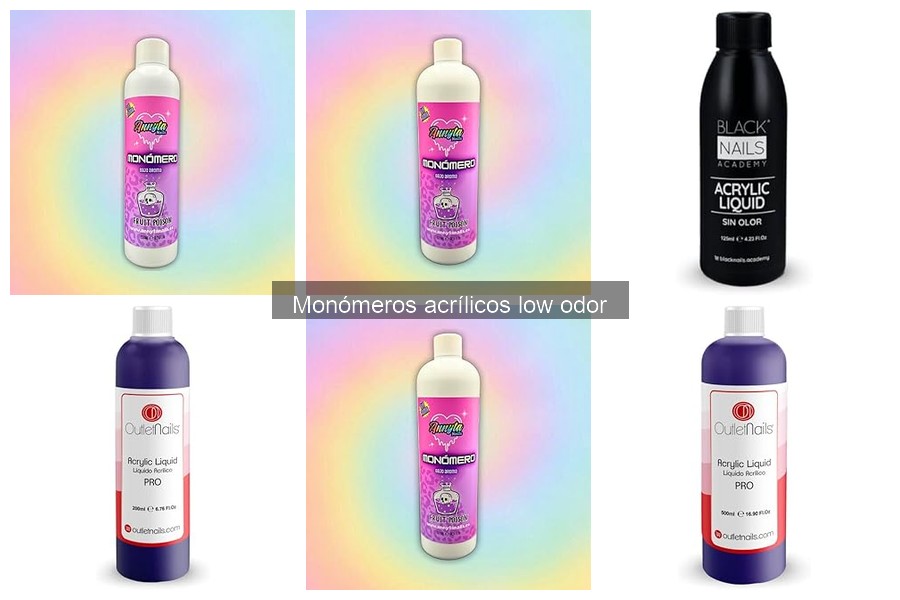 Instrucciones para usar monómeros acrílicos low odor