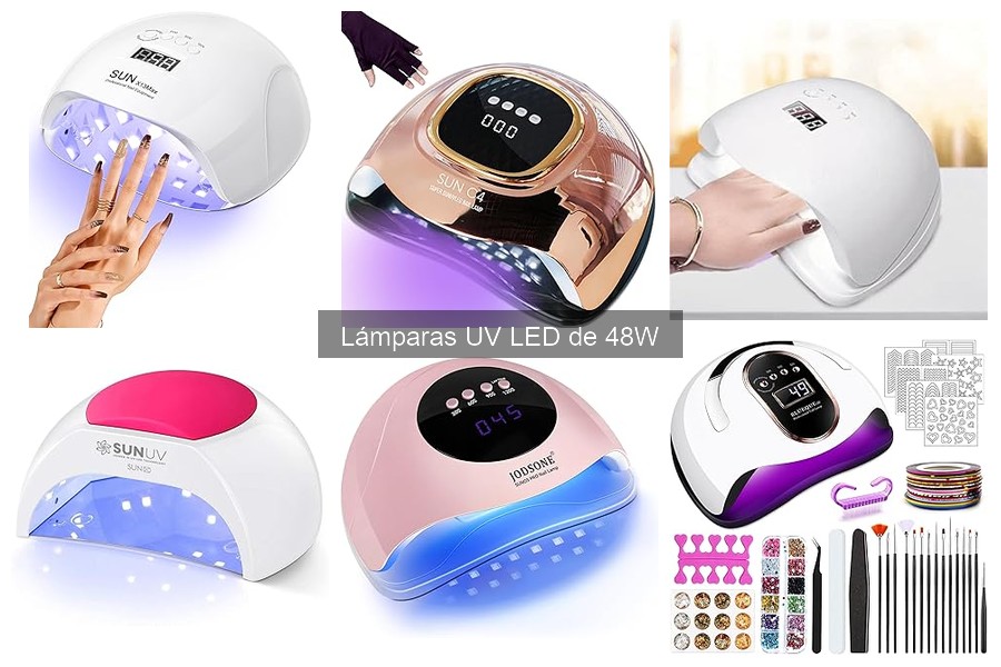 Lámparas UV LED 48W ideales para uñas acrílicas