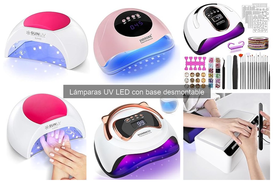 Las marcas más fiables de lámparas UV LED con base desmontable