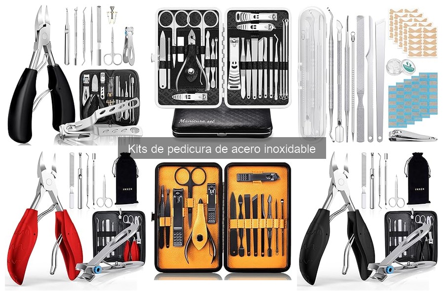 Mantenimiento de Kits de Pedicura de Acero Inoxidable
