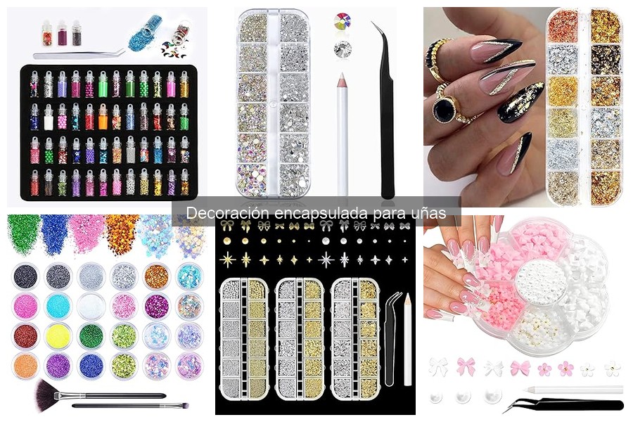 Mantenimiento de la decoración encapsulada en uñas